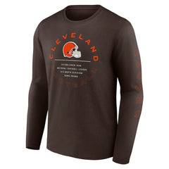 Cleveland Browns Fanatics Stat Sheet Long Sleeve T-Shirt