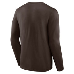 Cleveland Browns Fanatics Stat Sheet Long Sleeve T-Shirt