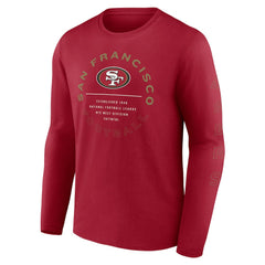 San Francisco 49ers Fanatics Stat Sheet Long Sleeve T-Shirt