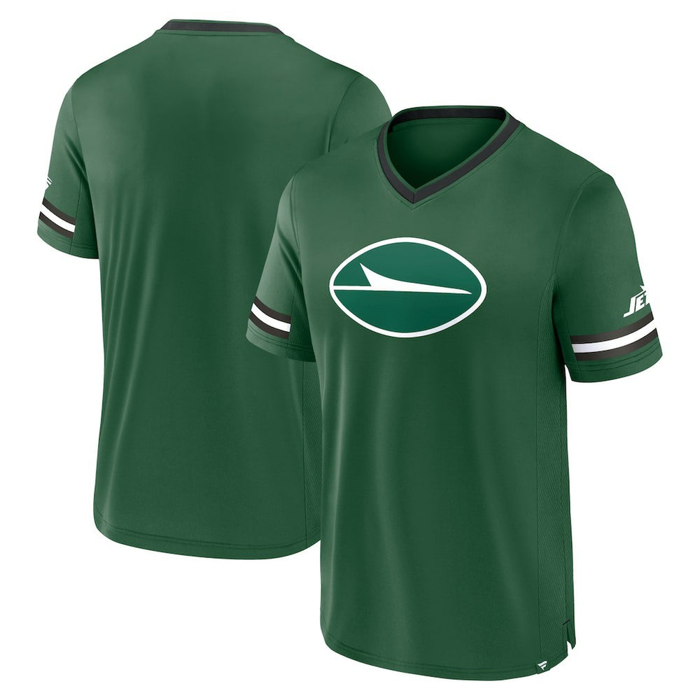 New York Jets Fanatics Stripe Stacking T-Shirt