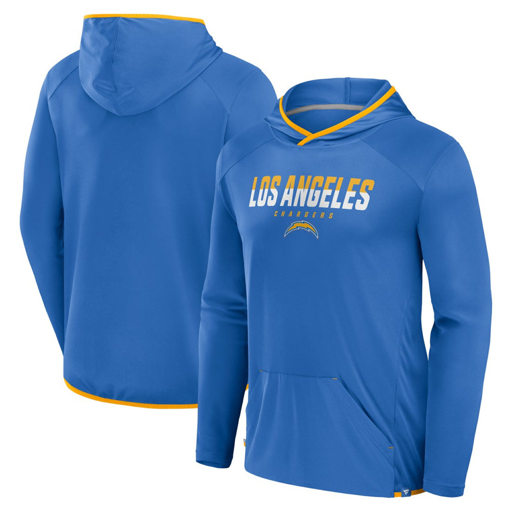 Los Angeles Chargers Fanatics Transitional Defender Hoodie Long Sleeve T-Shirt
