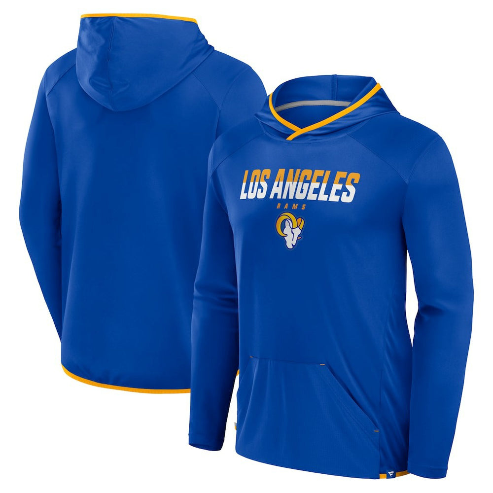 Los Angeles Rams Fanatics Transitional Defender Hoodie Long Sleeve T-Shirt