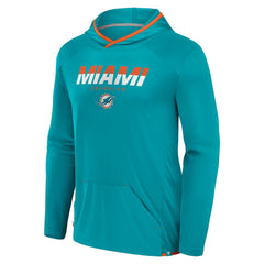 Miami Dolphins Fanatics Transitional Defender Hoodie Long Sleeve T-Shirt