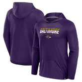 Baltimore Ravens Fanatics Transitional Defender Hoodie Long Sleeve T-Shirt