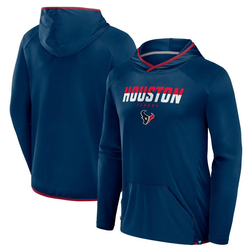 Houston Texans Fanatics Transitional Defender Hoodie Long Sleeve T-Shirt