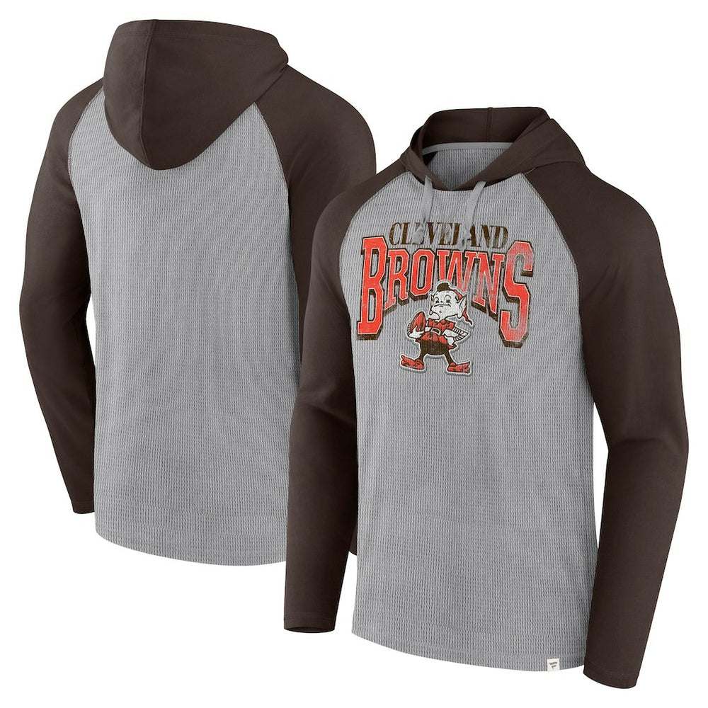 Cleveland Browns Fanatics Under Center Long Sleeve Hoodie T-Shirt