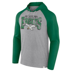 Philadelphia Eagles Fanatics Under Center Long Sleeve Hoodie T-Shirt