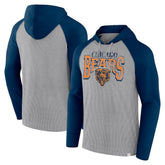 Chicago Bears Fanatics Under Center Long Sleeve Hoodie T-Shirt