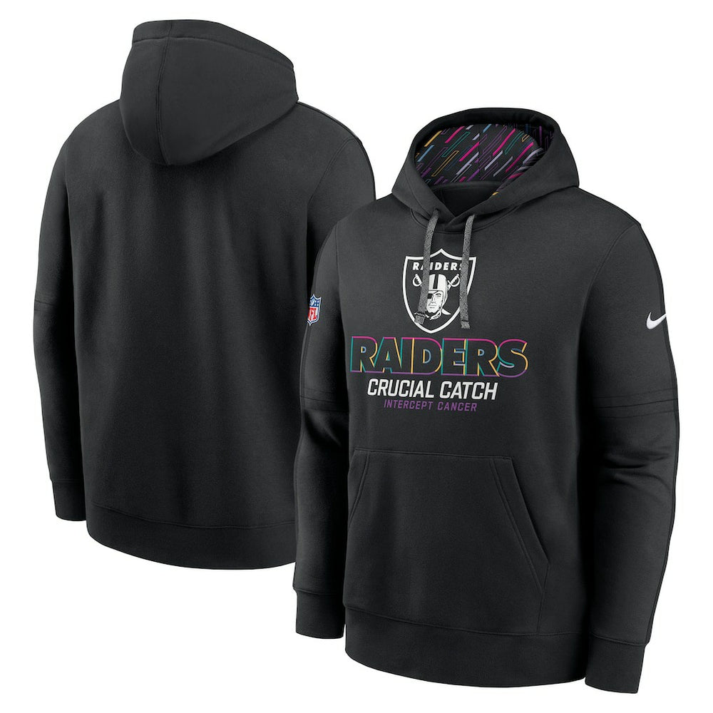 Las Vegas Raiders Nike 2024 NFL Crucial Catch Club Pullover Hoodie
