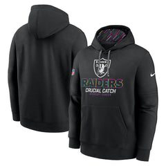 Las Vegas Raiders Nike 2024 NFL Crucial Catch Club Pullover Hoodie