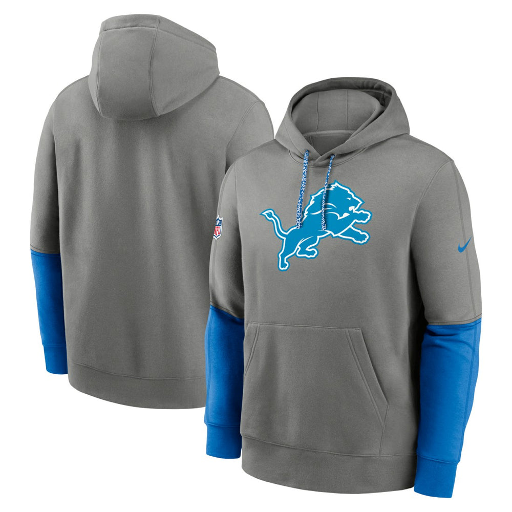 Detroit Lions Nike 2024 Sideline Club Pullover Hoodie