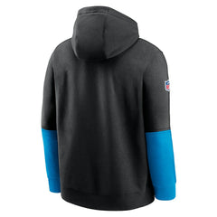 Carolina Panthers Nike 2024 Sideline Club Pullover Hoodie