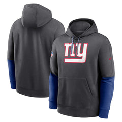 New York Giants Nike 2024 Sideline Club Pullover Hoodie