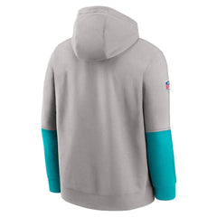 Miami Dolphins Nike 2024 Sideline Club Pullover Hoodie