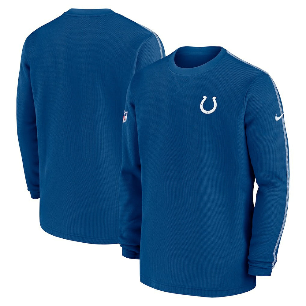 Indianapolis Colts Nike 2024 Sideline Coaches Long Sleeve Top