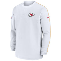 Kansas City Chiefs Nike 2024 Sideline Coaches Long Sleeve Top