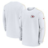 Kansas City Chiefs Nike 2024 Sideline Coaches Long Sleeve Top