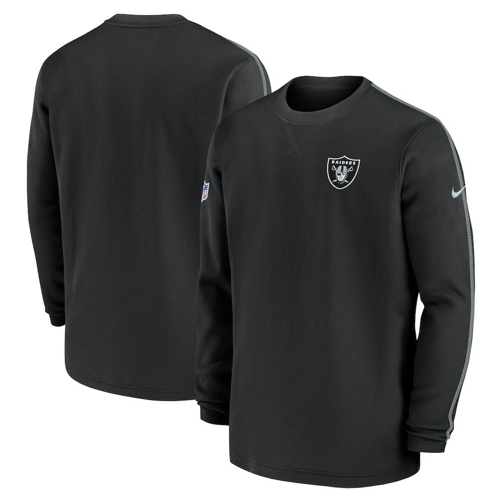 Las Vegas Raiders Nike 2024 Sideline Coaches Long Sleeve Top