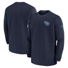 Tennessee Titans Nike 2024 Sideline Coaches Long Sleeve Top