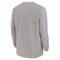 Miami Dolphins Nike 2024 Sideline Coaches Long Sleeve Top