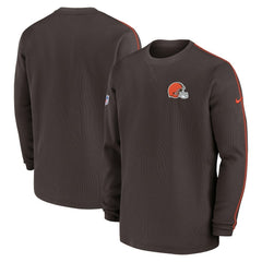 Cleveland Browns Nike 2024 Sideline Coaches Long Sleeve Top