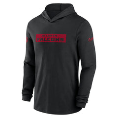 Atlanta Falcons Nike 2024/25 Sideline Performance Long Sleeve Hoodie T-Shirt