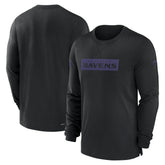 Baltimore Ravens Nike Sideline Player Performance Long Sleeve T-Shirt