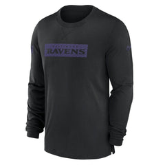 Baltimore Ravens Nike Sideline Player Performance Long Sleeve T-Shirt