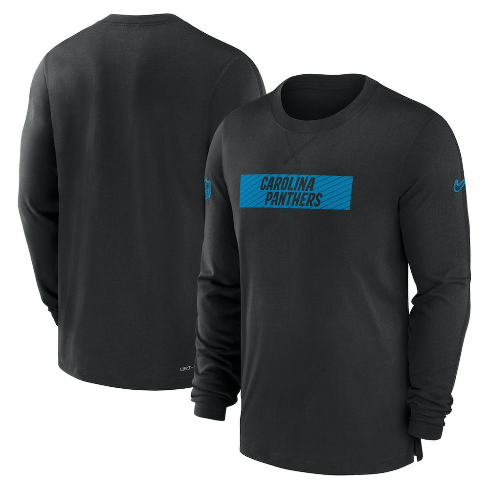 Carolina Panthers Nike Sideline Player Performance Long Sleeve T-Shirt