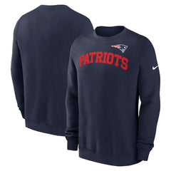 New England Patriots Nike Club Pullover Sweatshirt