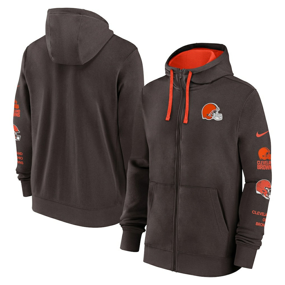 Cleveland Browns Nike Primetime Club Full-Zip Hoodie