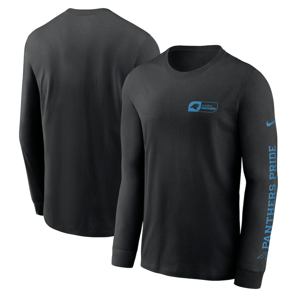 Carolina Panthers Nike All Out Long Sleeve T-Shirt