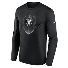 Las Vegas Raiders Nike Icon Legend Performance Long Sleeve T-Shirt