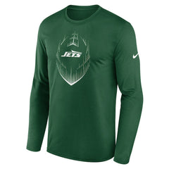 New York Jets Nike Icon Legend Performance Long Sleeve T-Shirt