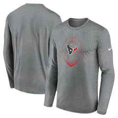 Houston Texans Nike Icon Legend Performance Long Sleeve T-Shirt