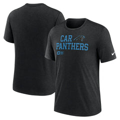 Carolina Panthers Nike Overlap Lockup Tri-Blend T-Shirt