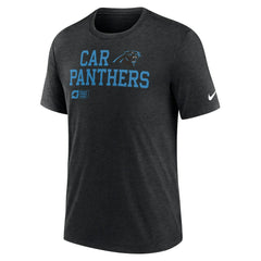 Carolina Panthers Nike Overlap Lockup Tri-Blend T-Shirt