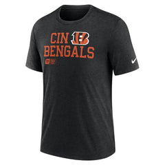 Cincinnati Bengals Nike Overlap Lockup Tri-Blend T-Shirt