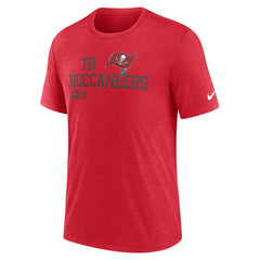 Tampa Bay Buccaneers Nike Overlap Lockup Tri-Blend T-Shirt