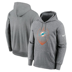 Miami Dolphins Nike Icon Performance Pullover Hoodie