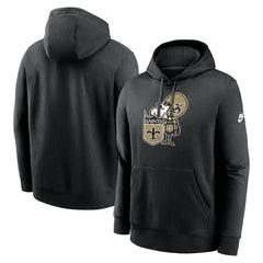 New Orleans Saints Nike Rewind Club Logo Pullover Hoodie