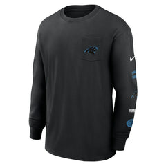 Carolina Panthers Nike Rewind Heavy Max90 Pocket Long Sleeve T-Shirt