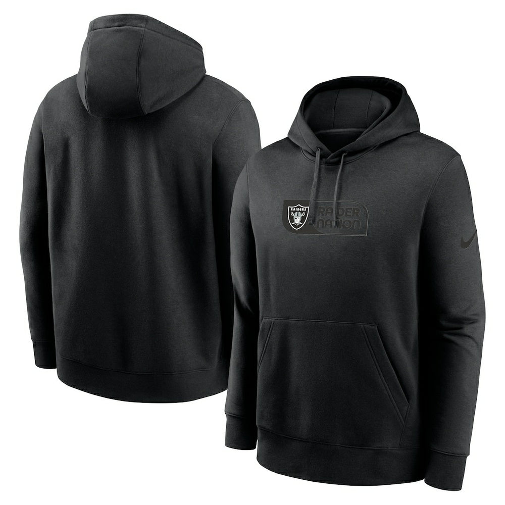 Las Vegas Raiders Nike Edge Pack French Terry Club Pullover Hoodie