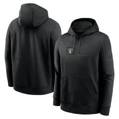 Las Vegas Raiders Nike Edge Pack French Terry Club Pullover Hoodie