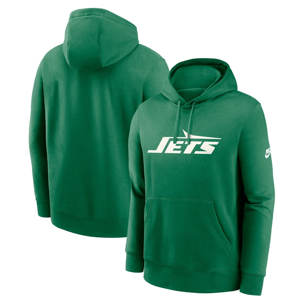 New York Jets Nike Big & Tall Club Logo Pullover Hoodie