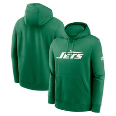 New York Jets Nike Big & Tall Club Logo Pullover Hoodie