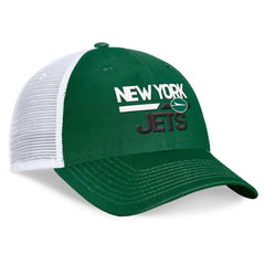 New York Jets Fanatics Upper Trucker Adjustable Hat