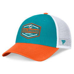 Miami Dolphins Fanatics Bench Trucker Adjustable Hat