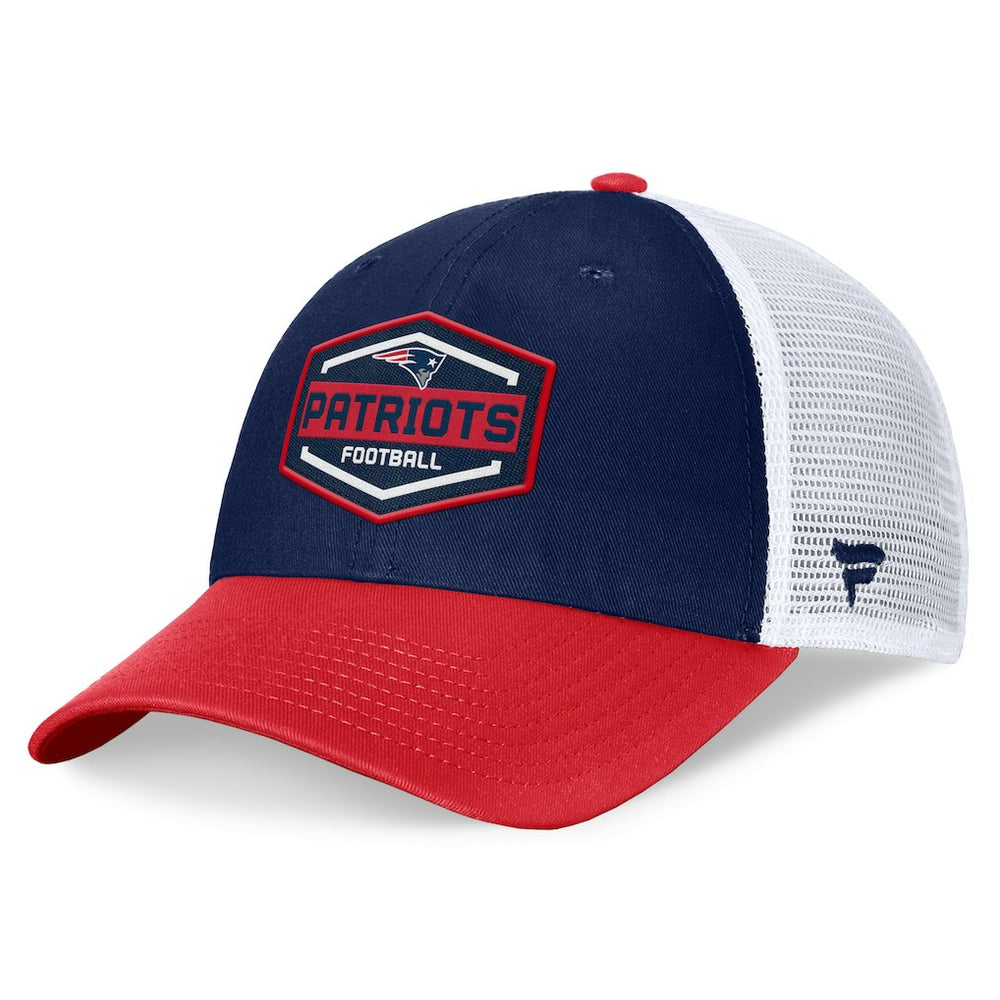 New England Patriots Fanatics Bench Trucker Adjustable Hat