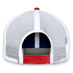 New England Patriots Fanatics Bench Trucker Adjustable Hat